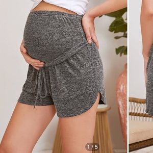 Shein maternity knit shorts
